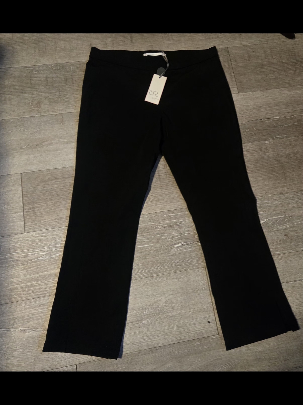 RAFFAELLO ROSSI Black Wide Leg Jeans